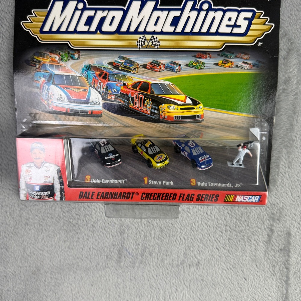 Vintage Micro Machines NASCAR Dale Earnhardt Checkered Flag Series Set 1999